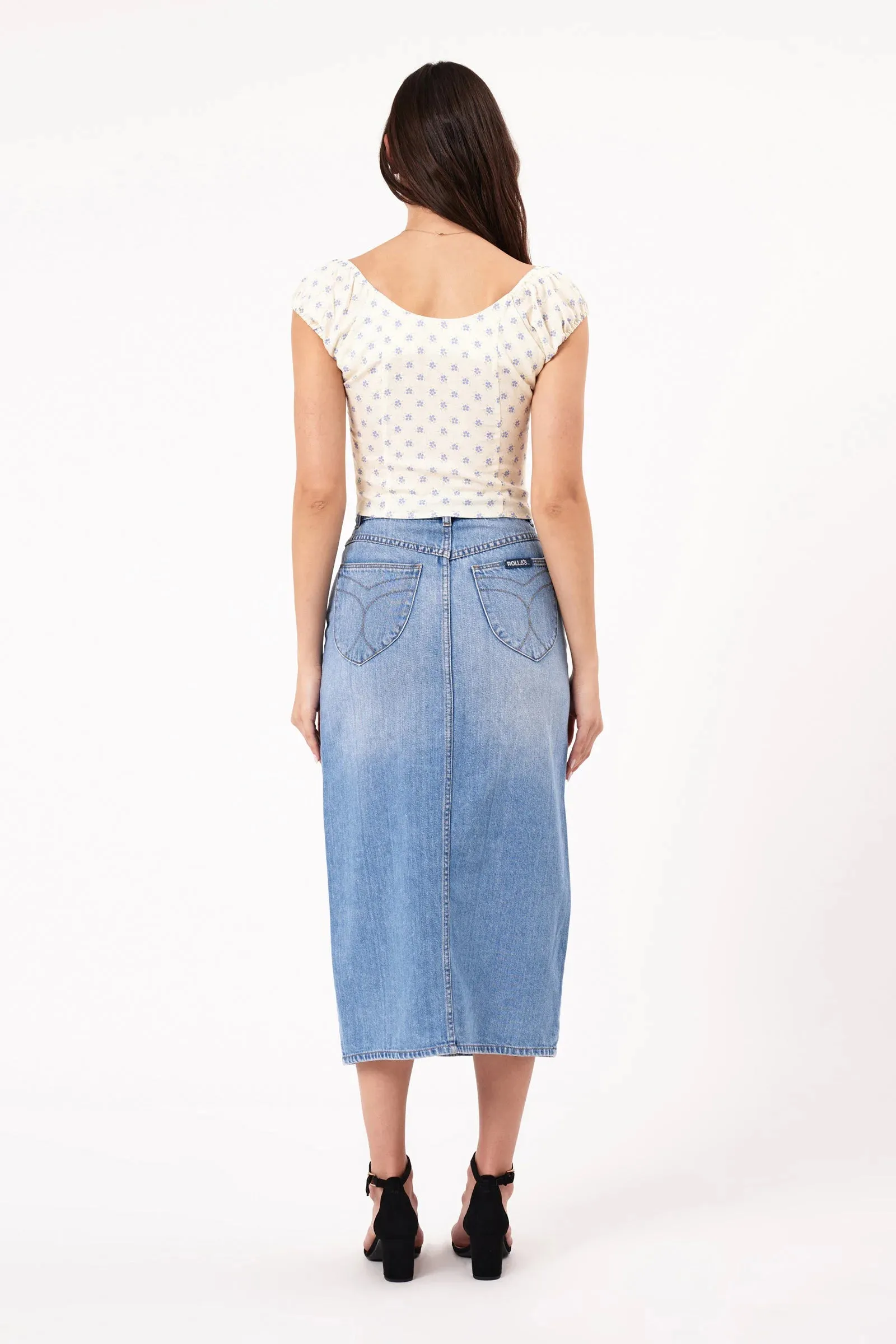 Sailor Skirt- Mid Vintage Blue