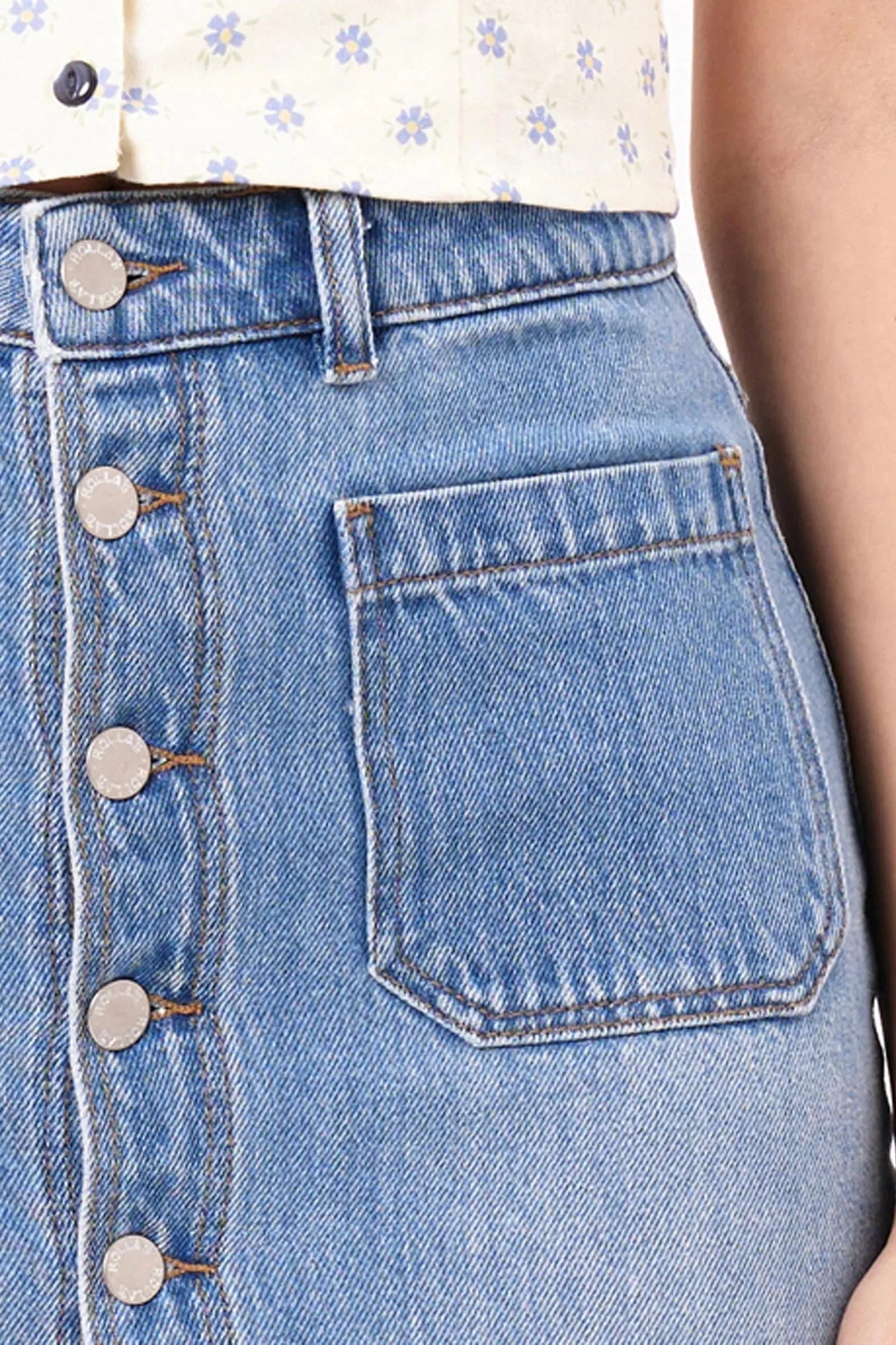 Sailor Skirt- Mid Vintage Blue