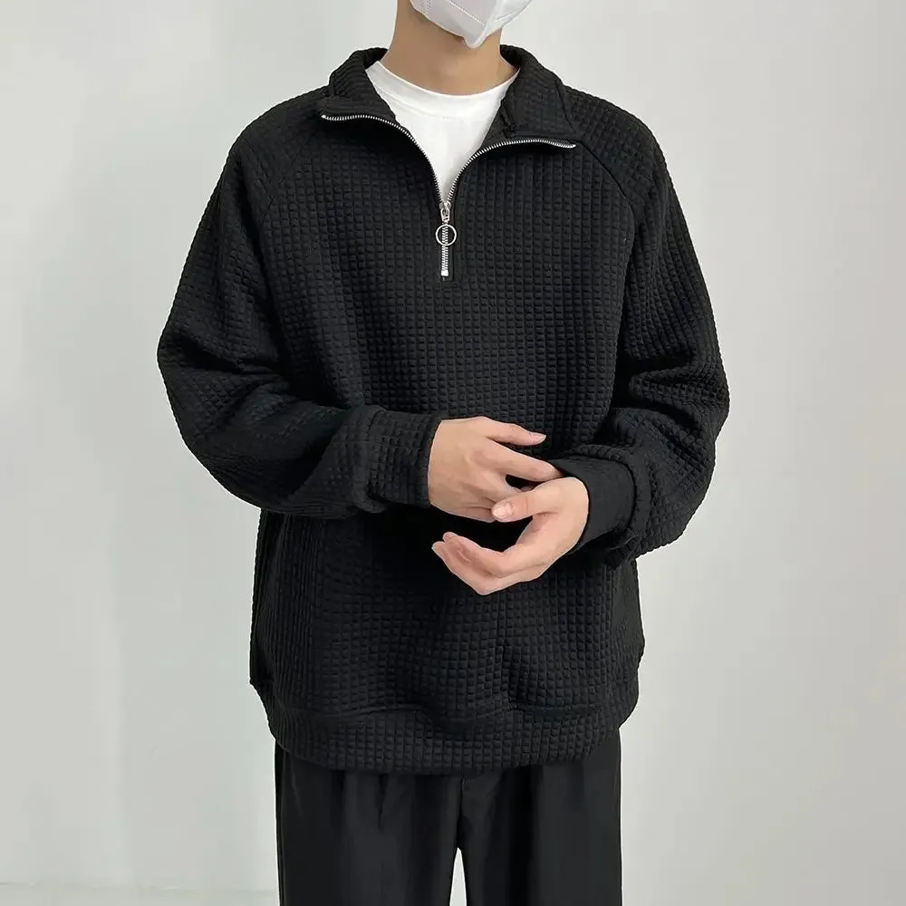 Sandros Polo Pullover | Bequemer Freizeit-Herrenpullover mit Reißverschluss