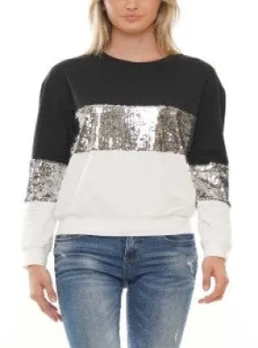 Sequin Knit Top