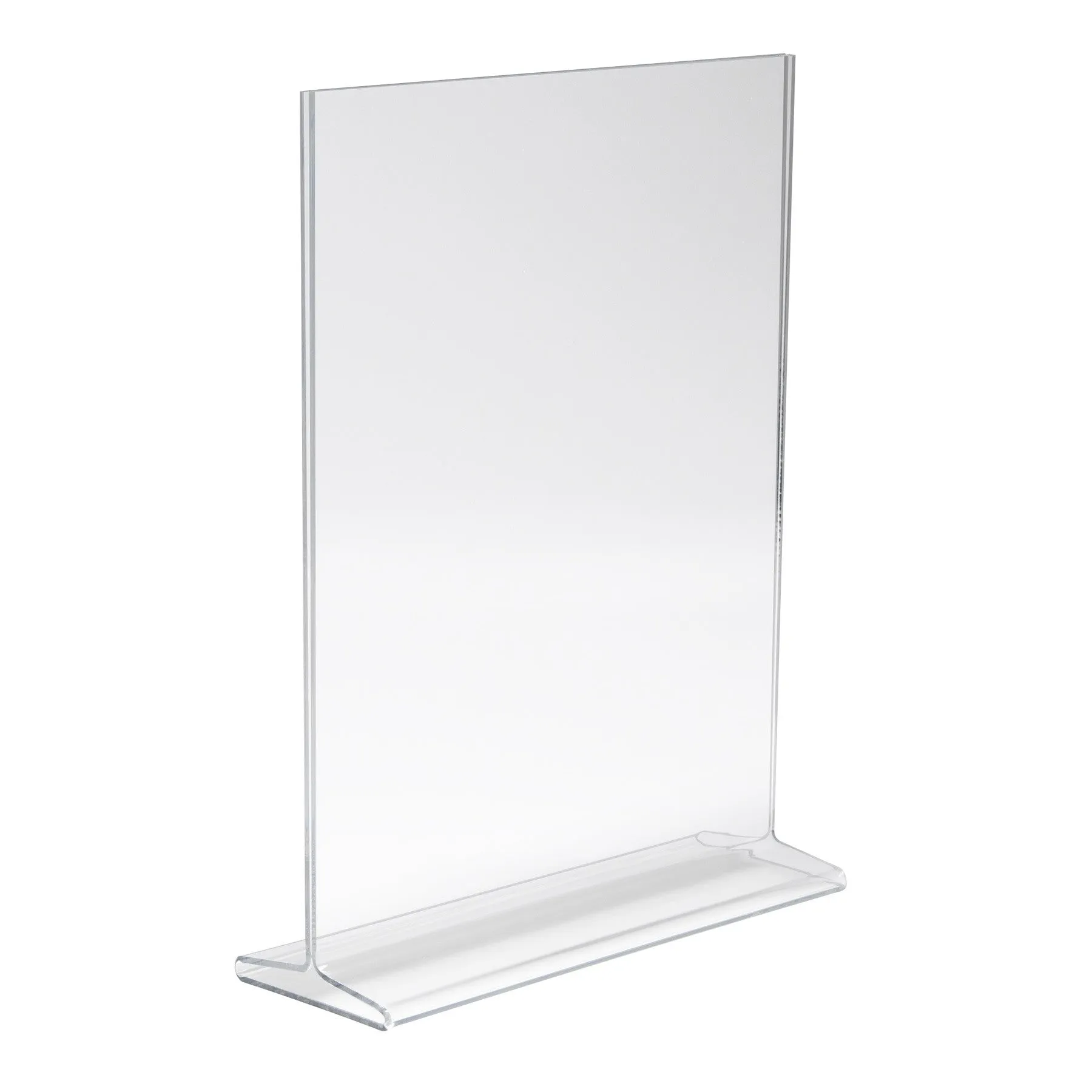 Signholder, Counter Top, 11"H X 8-1/2"W Top Load Plexi