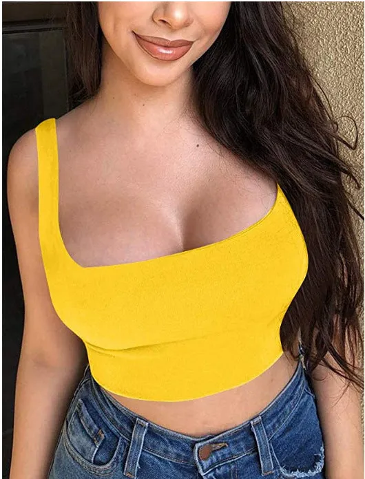 Square Neck Crop Top
