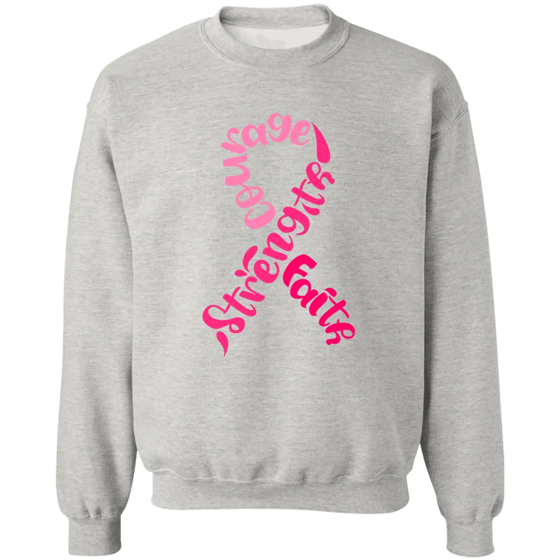 Strength, Courage & Faith Union Crewneck Pullover Sweatshirt