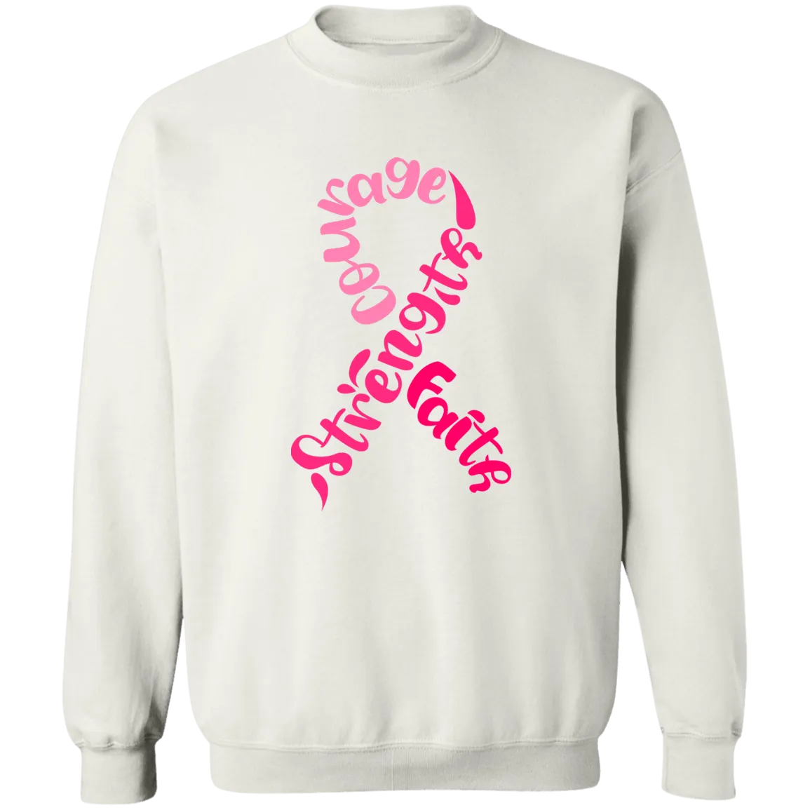Strength, Courage & Faith Union Crewneck Pullover Sweatshirt