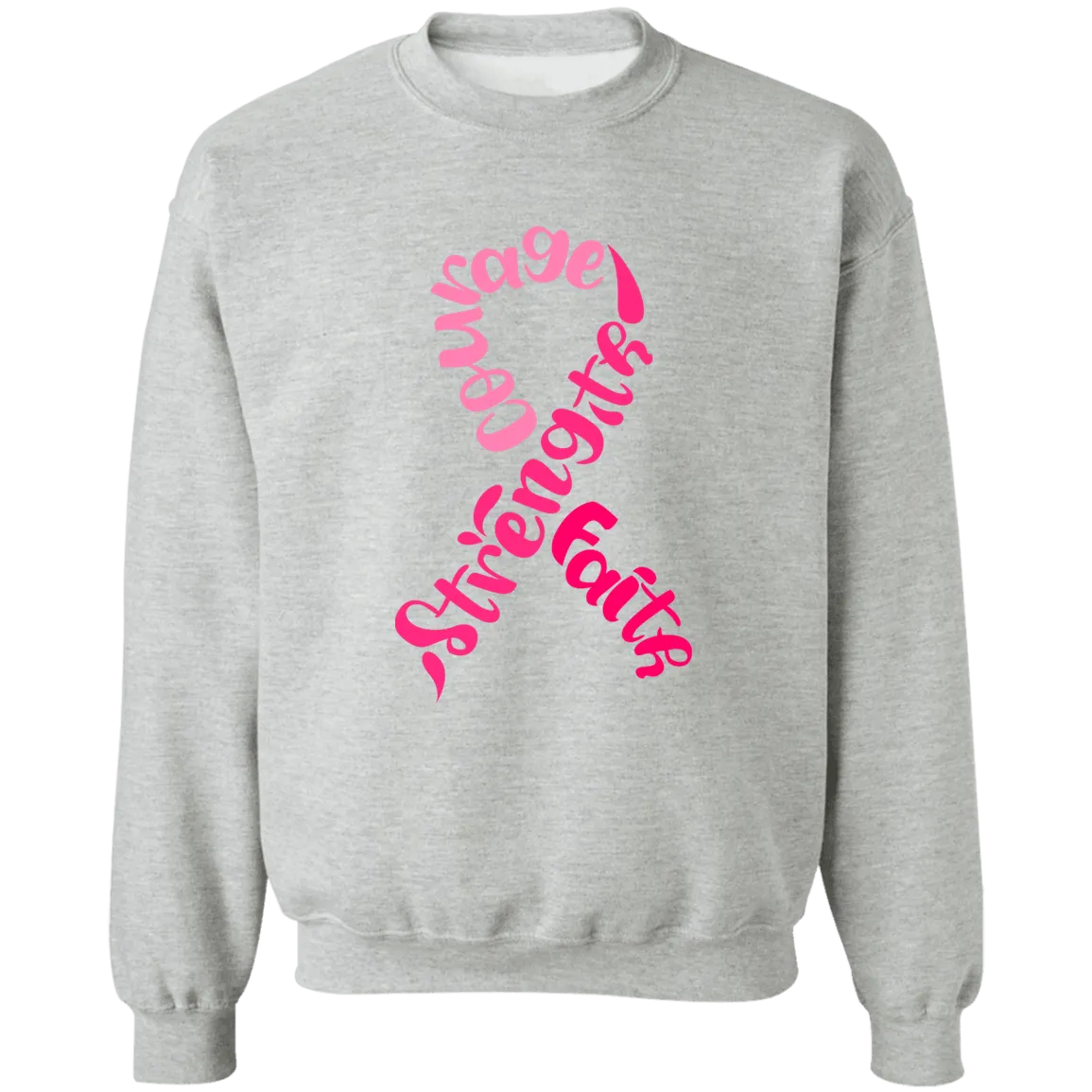 Strength, Courage & Faith Union Crewneck Pullover Sweatshirt