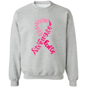 Strength, Courage & Faith Union Crewneck Pullover Sweatshirt
