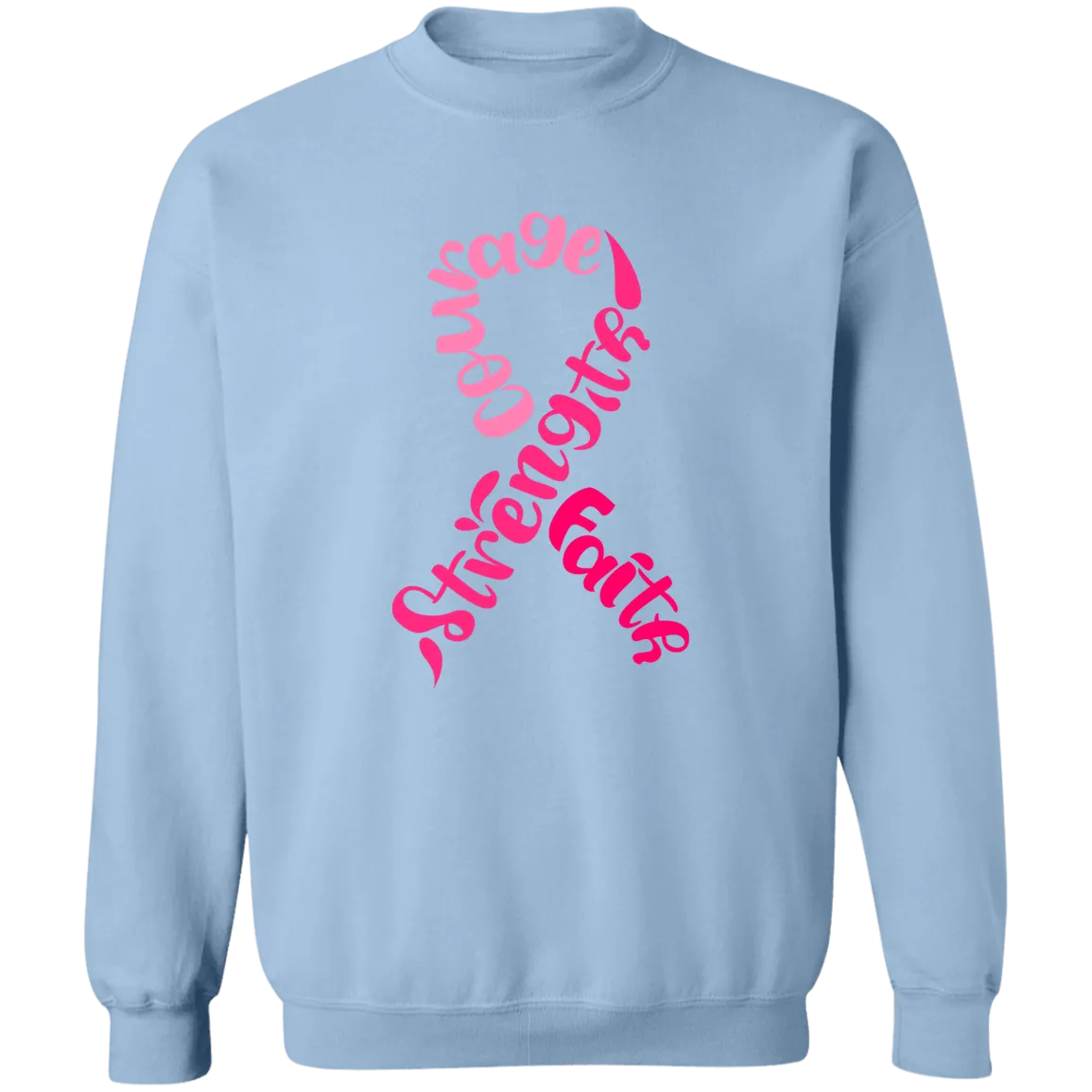 Strength, Courage & Faith Union Crewneck Pullover Sweatshirt