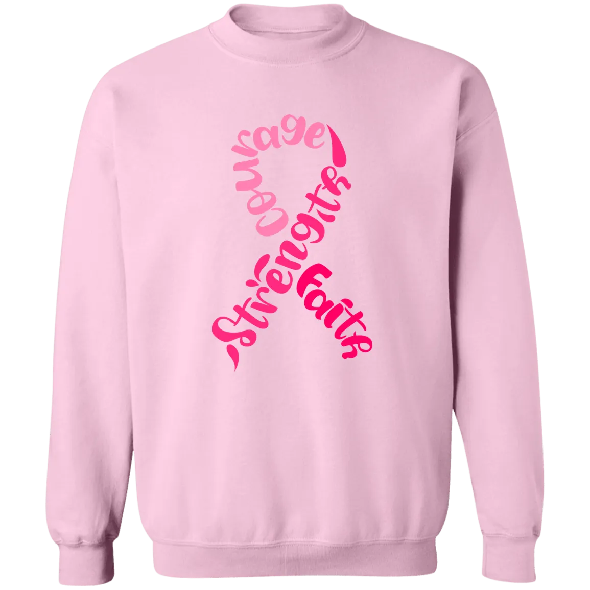Strength, Courage & Faith Union Crewneck Pullover Sweatshirt