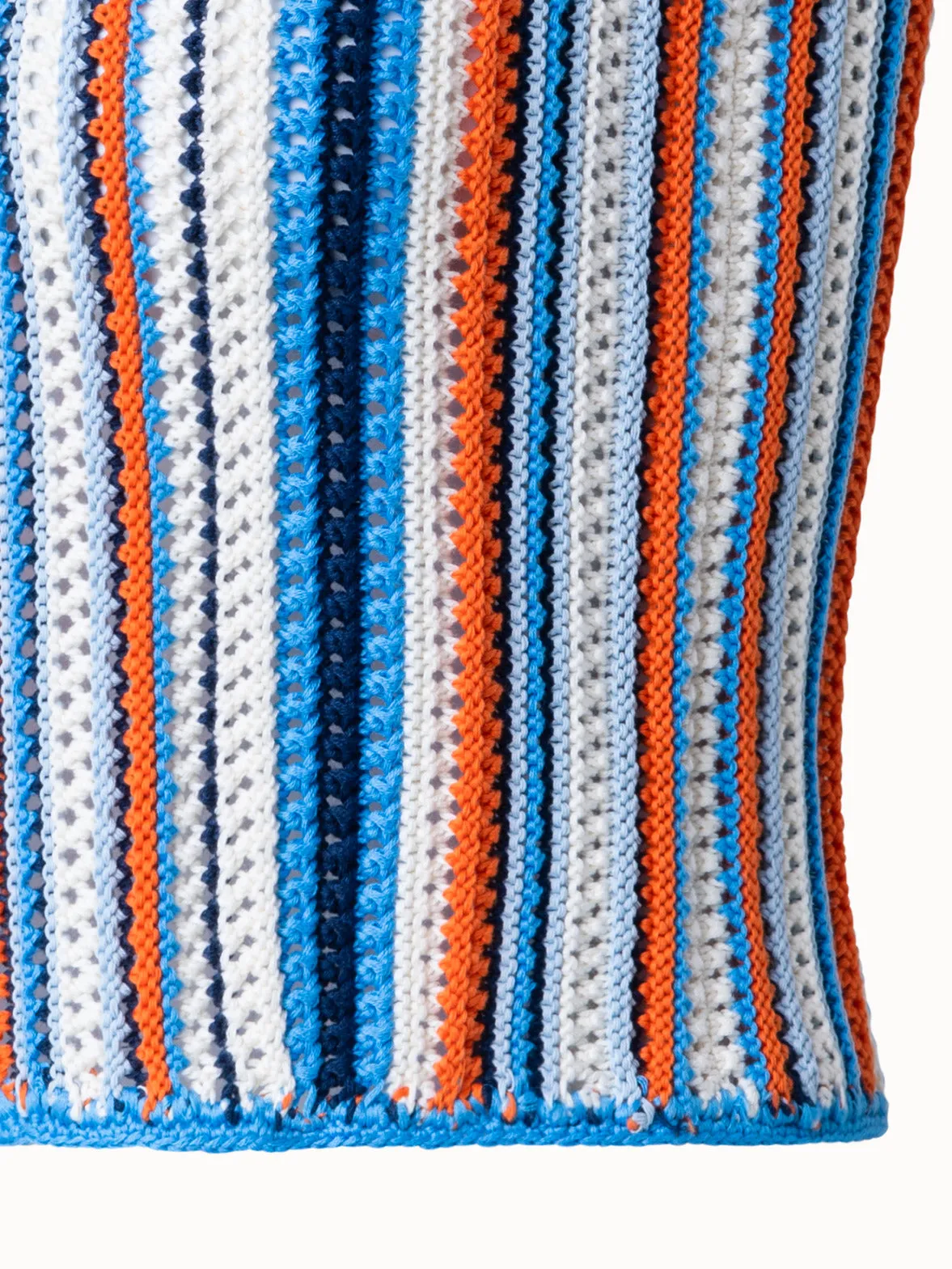 Striped Short Knit Top