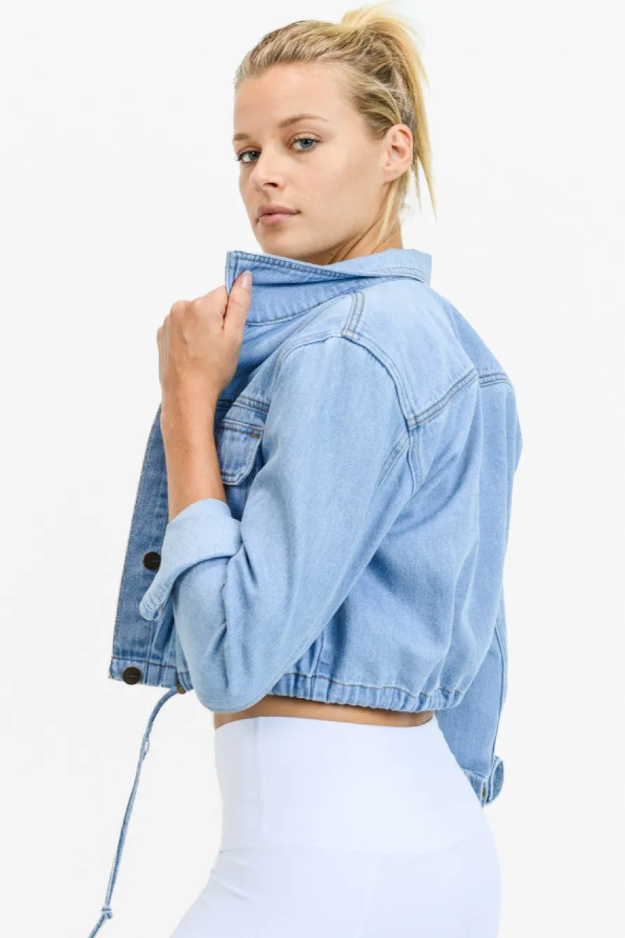 Style Cropped Denim Jacket