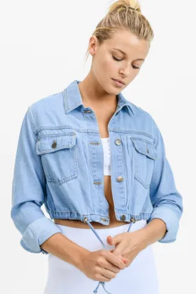 Style Cropped Denim Jacket