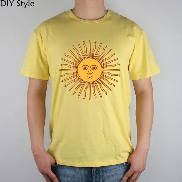 Sun Argentina ABC T-shirt cotton Lycra top Fashion Brand t shirt men new