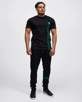TEE 'LR' - BLACK / GREEN