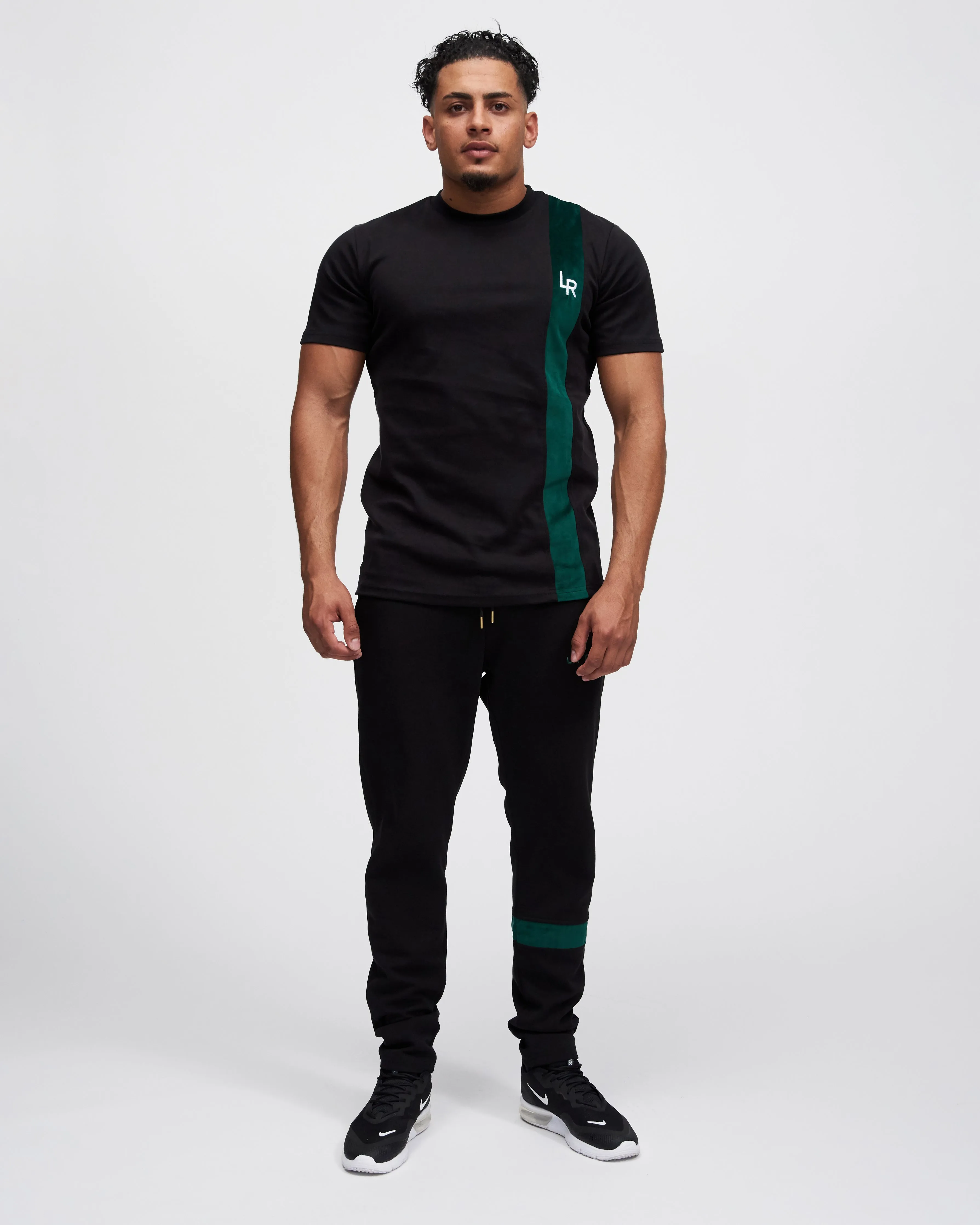 TEE 'LR' - BLACK / GREEN