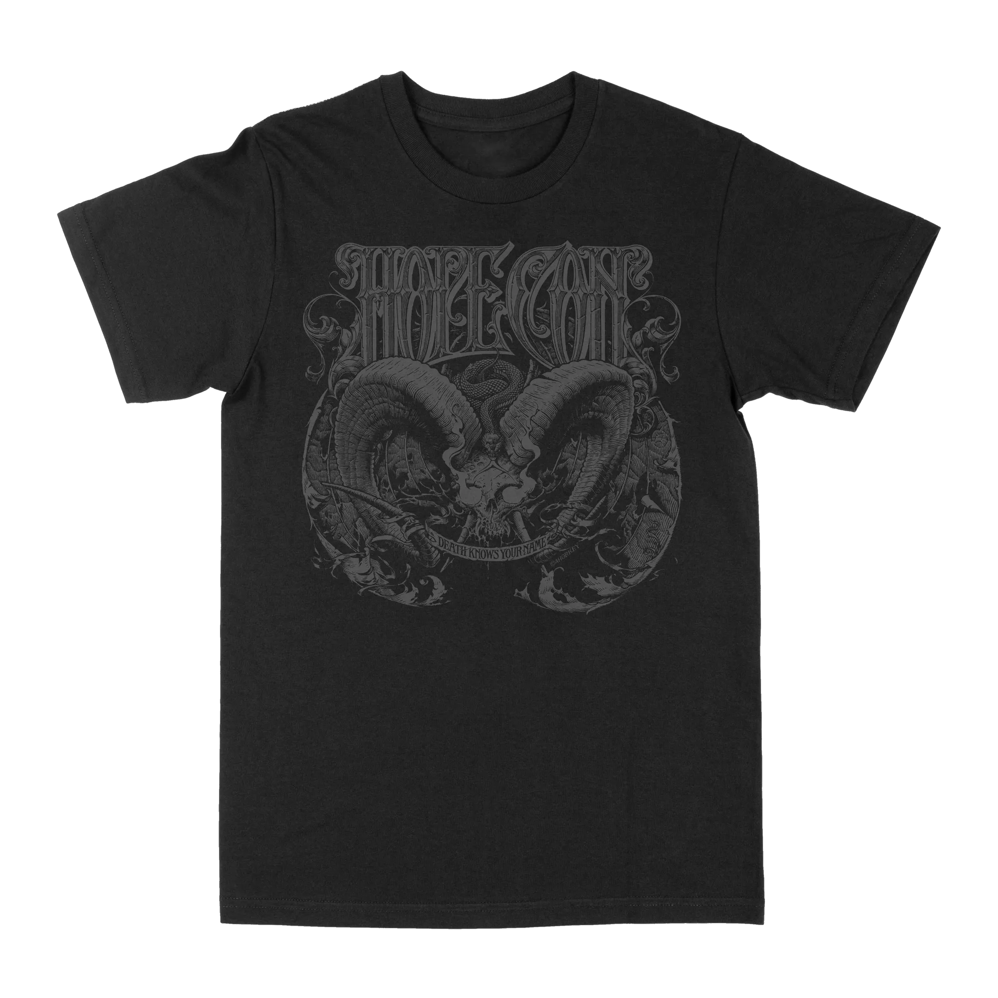 The Hope Conspiracy "Death Knows Your Name: Grey" Black T-Shirt