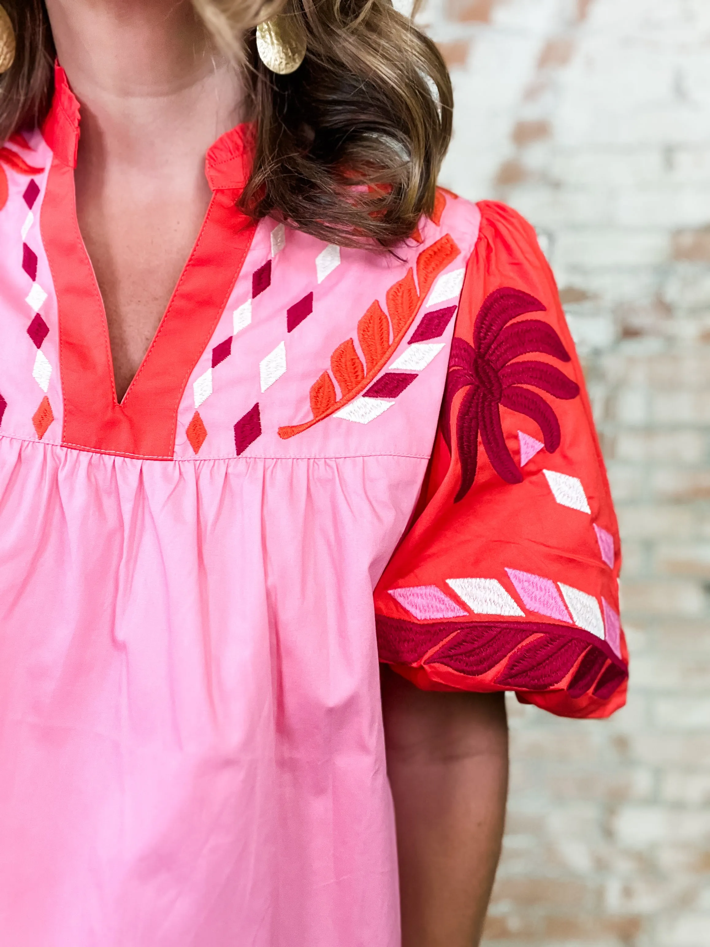 THML Cayleigh Embroidered Top - FINAL SALE
