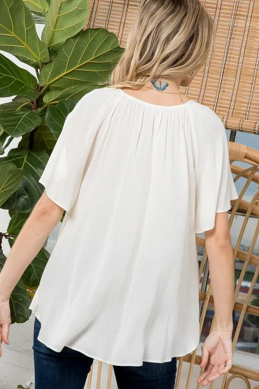 Through The Woods Top-Plus Size