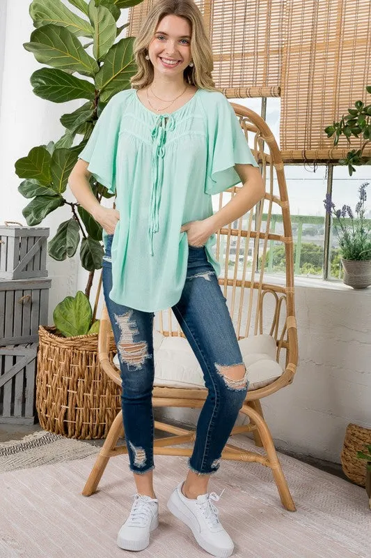 Through The Woods Top-Plus Size