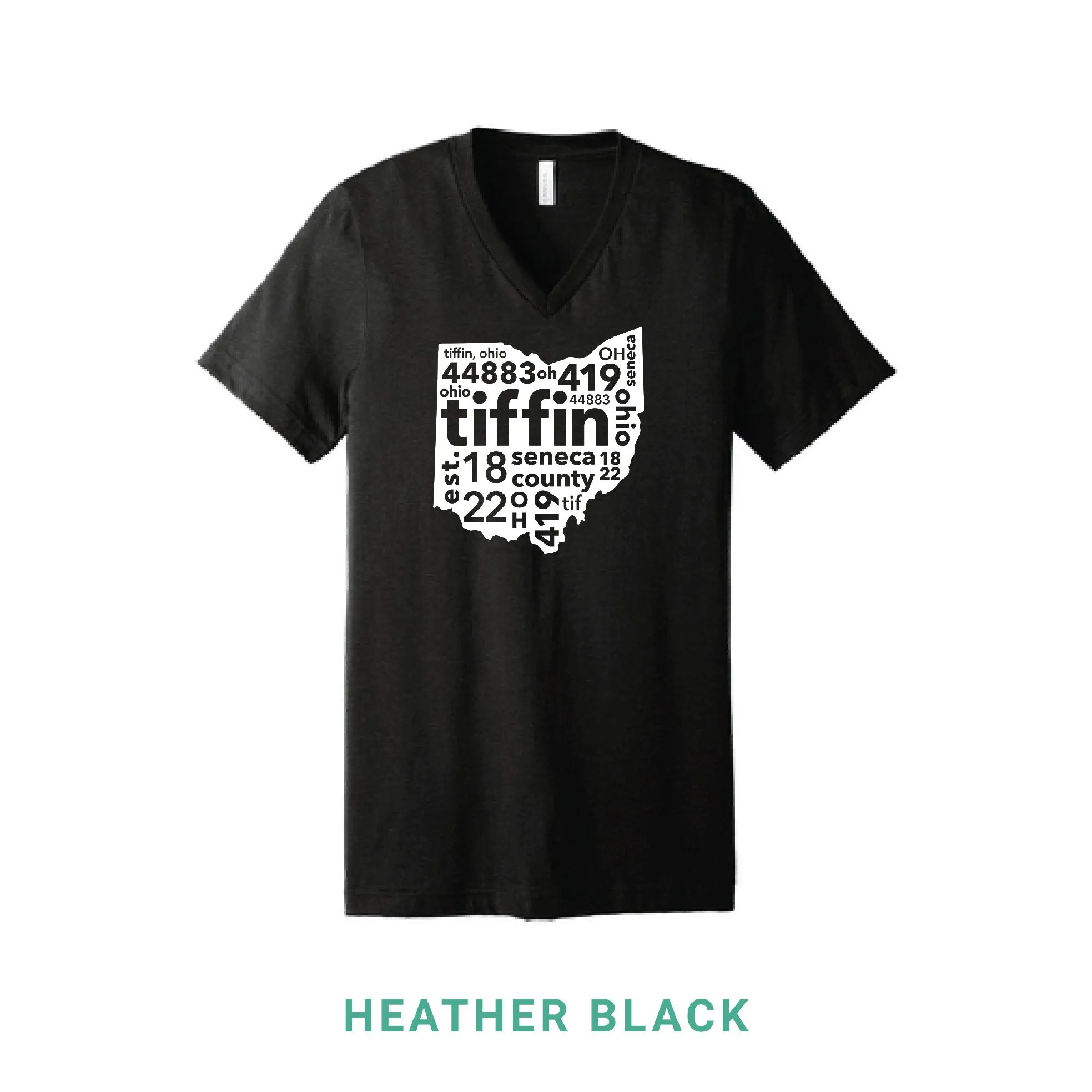 Tiffin Ohio V Neck T-Shirt