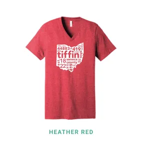 Tiffin Ohio V Neck T-Shirt