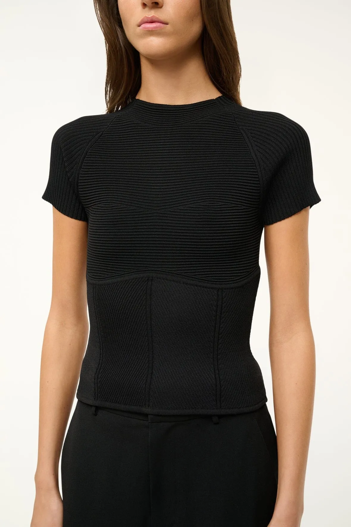 TIGEREYE TOP | BLACK