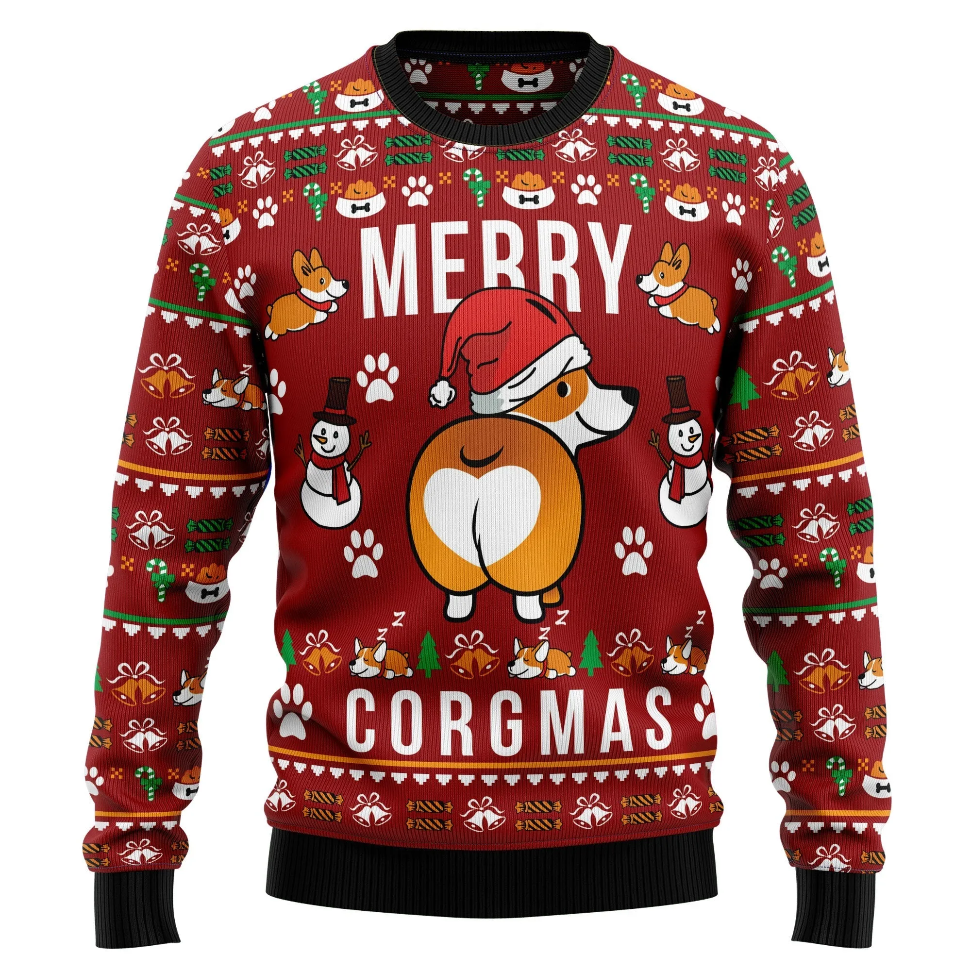 Ugly Christmas Sweater JulesRoche All-Over Print Warmth