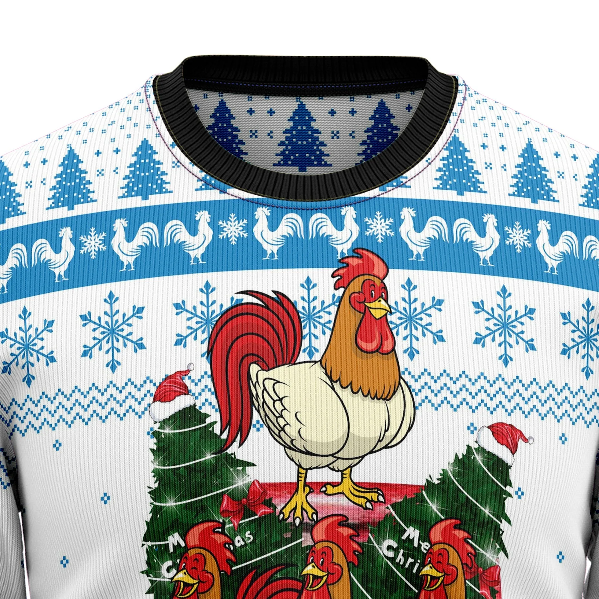 Ugly Sweater JulesRoche All-Over Print Winter Cotton Blend