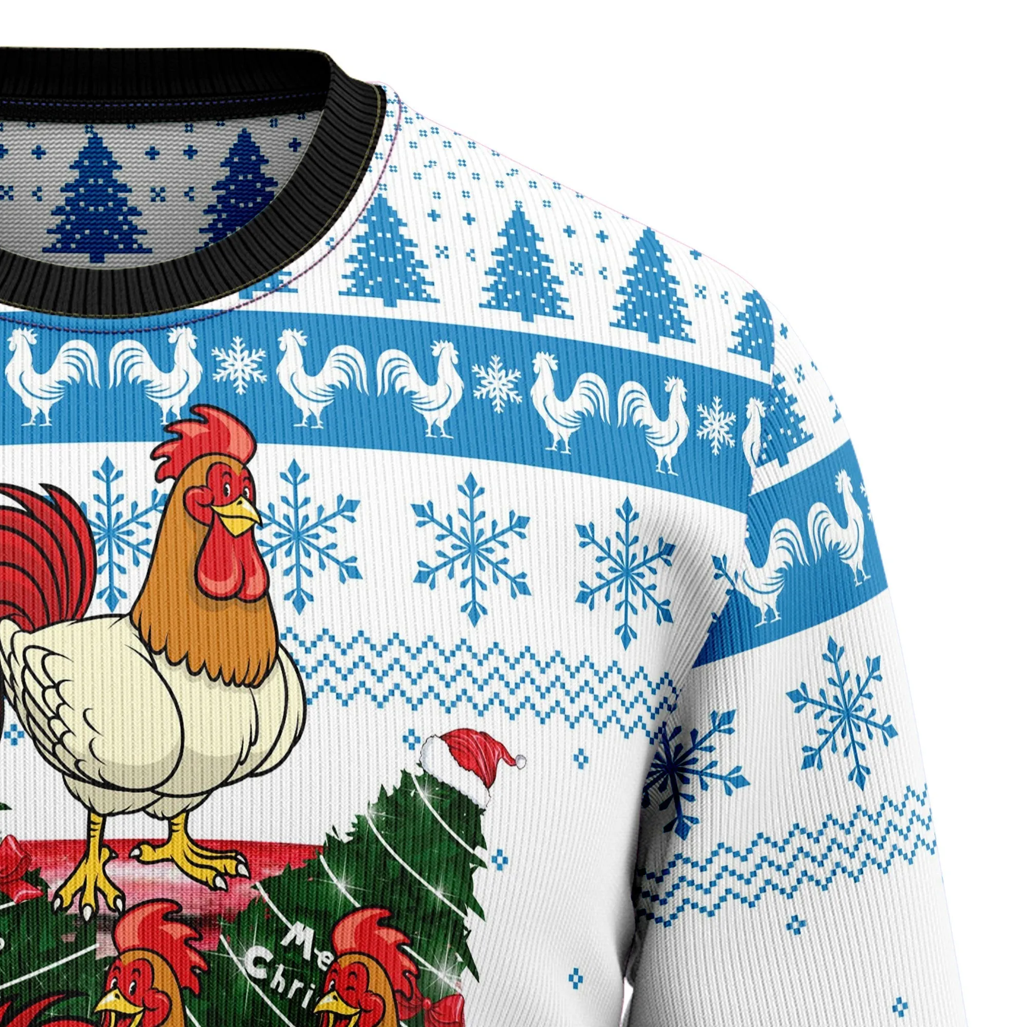 Ugly Sweater JulesRoche All-Over Print Winter Cotton Blend