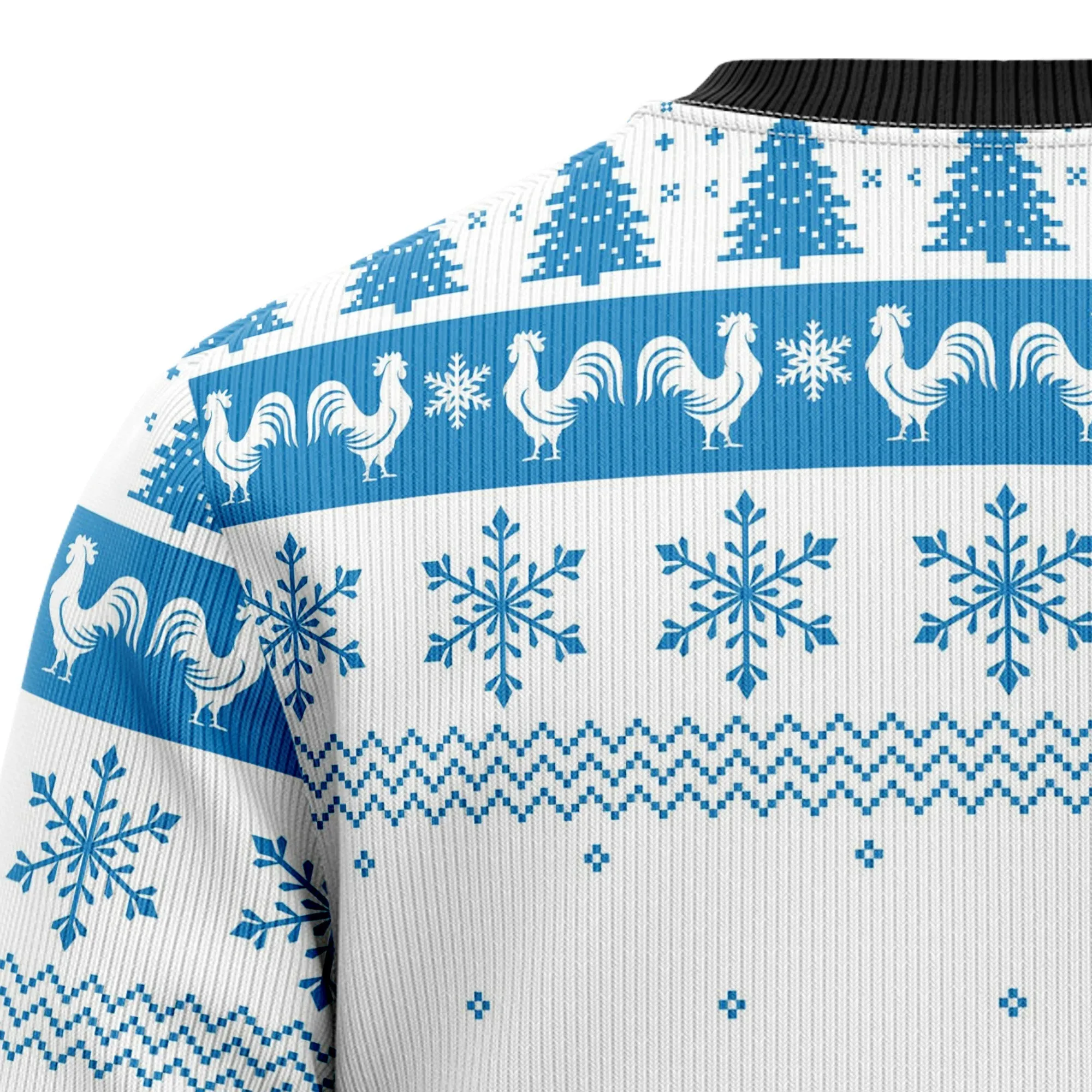 Ugly Sweater JulesRoche All-Over Print Winter Cotton Blend