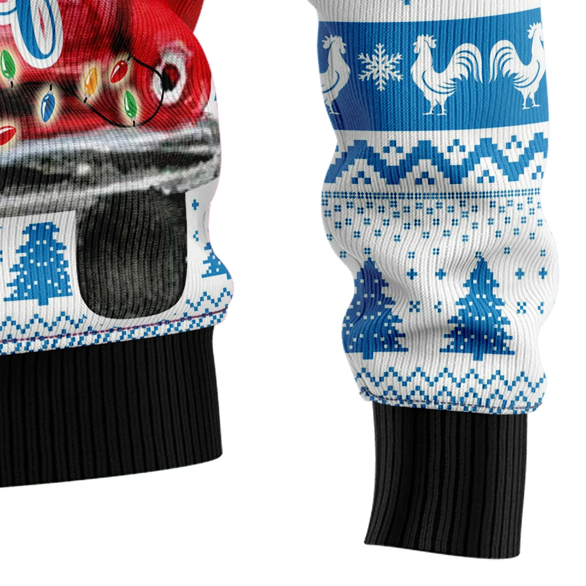 Ugly Sweater JulesRoche All-Over Print Winter Cotton Blend
