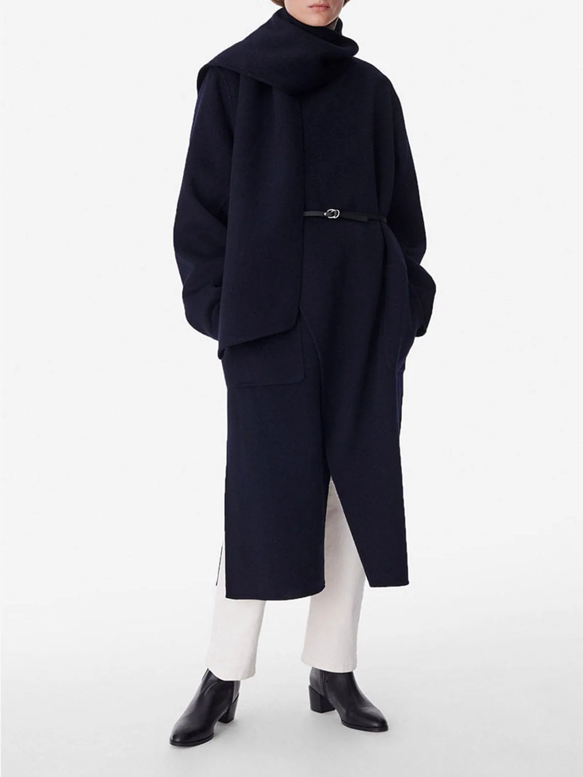 Valeran Coat – Navy