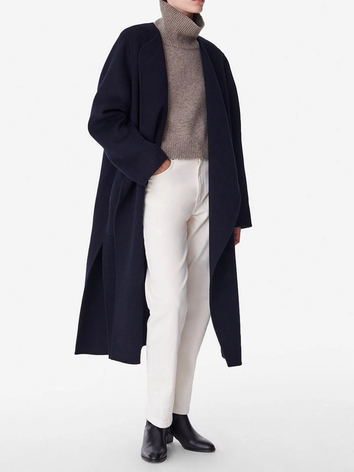 Valeran Coat – Navy