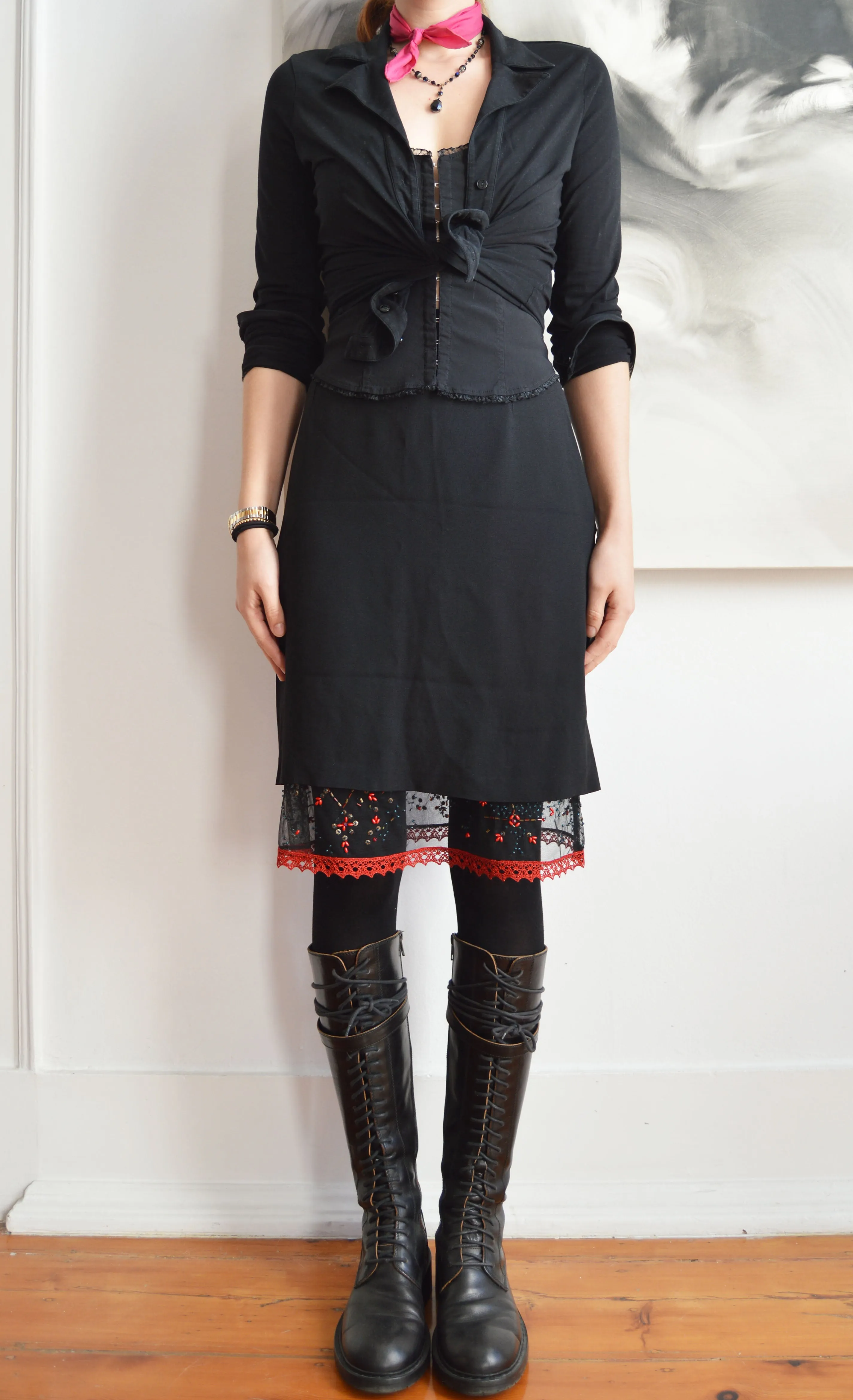 Vintage Christian Lacroix Bazar Layered Skirt