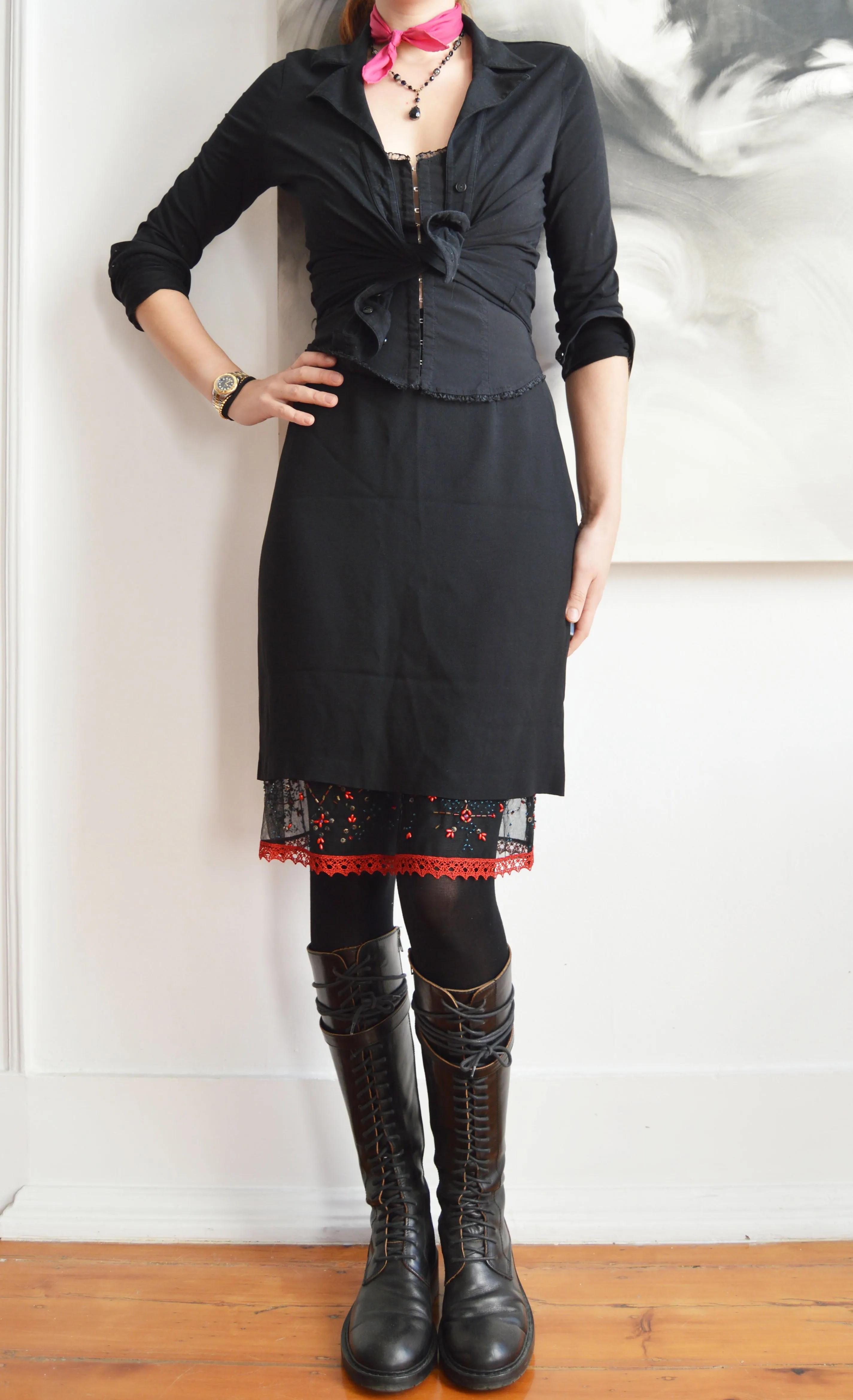 Vintage Christian Lacroix Bazar Layered Skirt