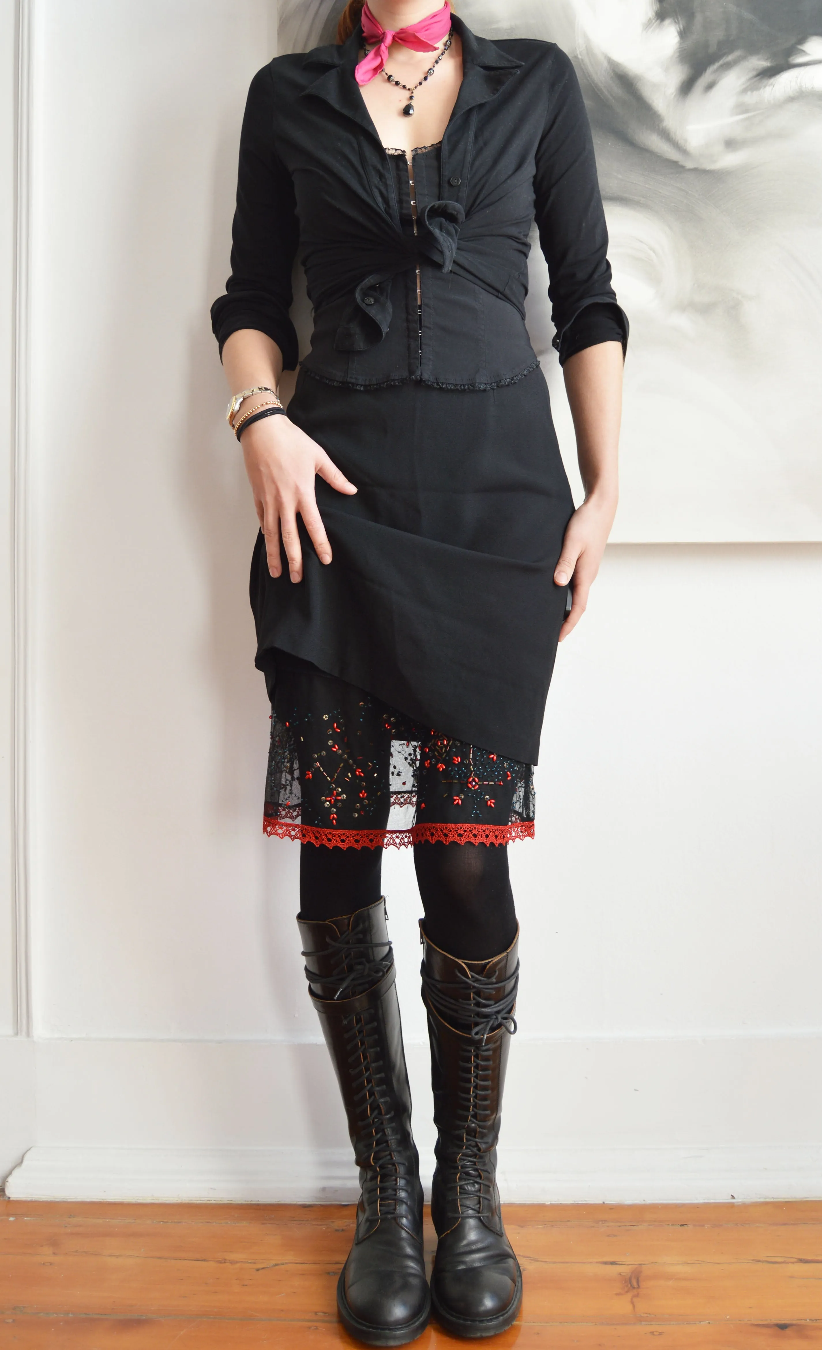 Vintage Christian Lacroix Bazar Layered Skirt