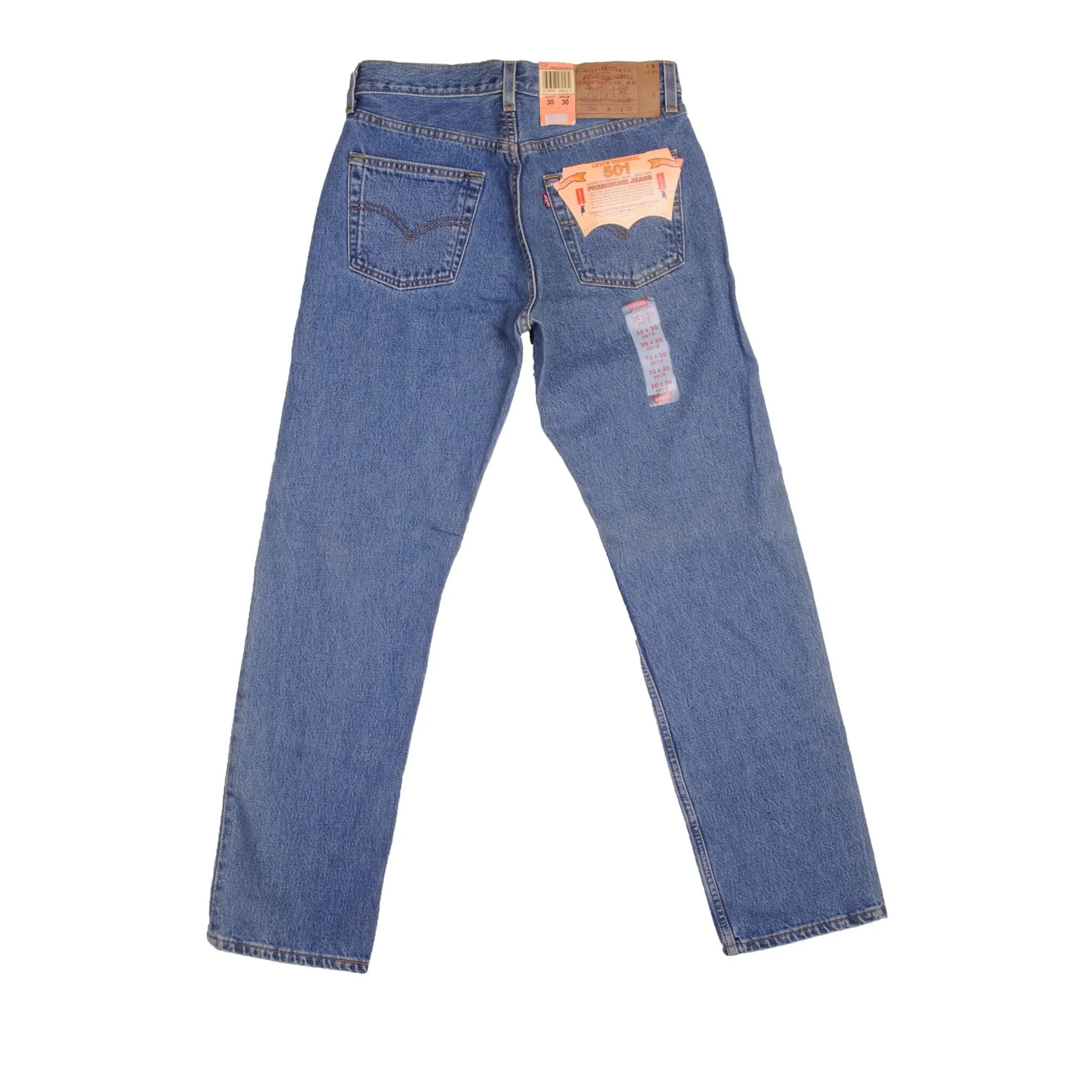 VINTAGE LEVIS 501 PRESHRUNK JEANS 1994 SIZE 30X30 W30 L30 MADE IN USA DEADSTOCK