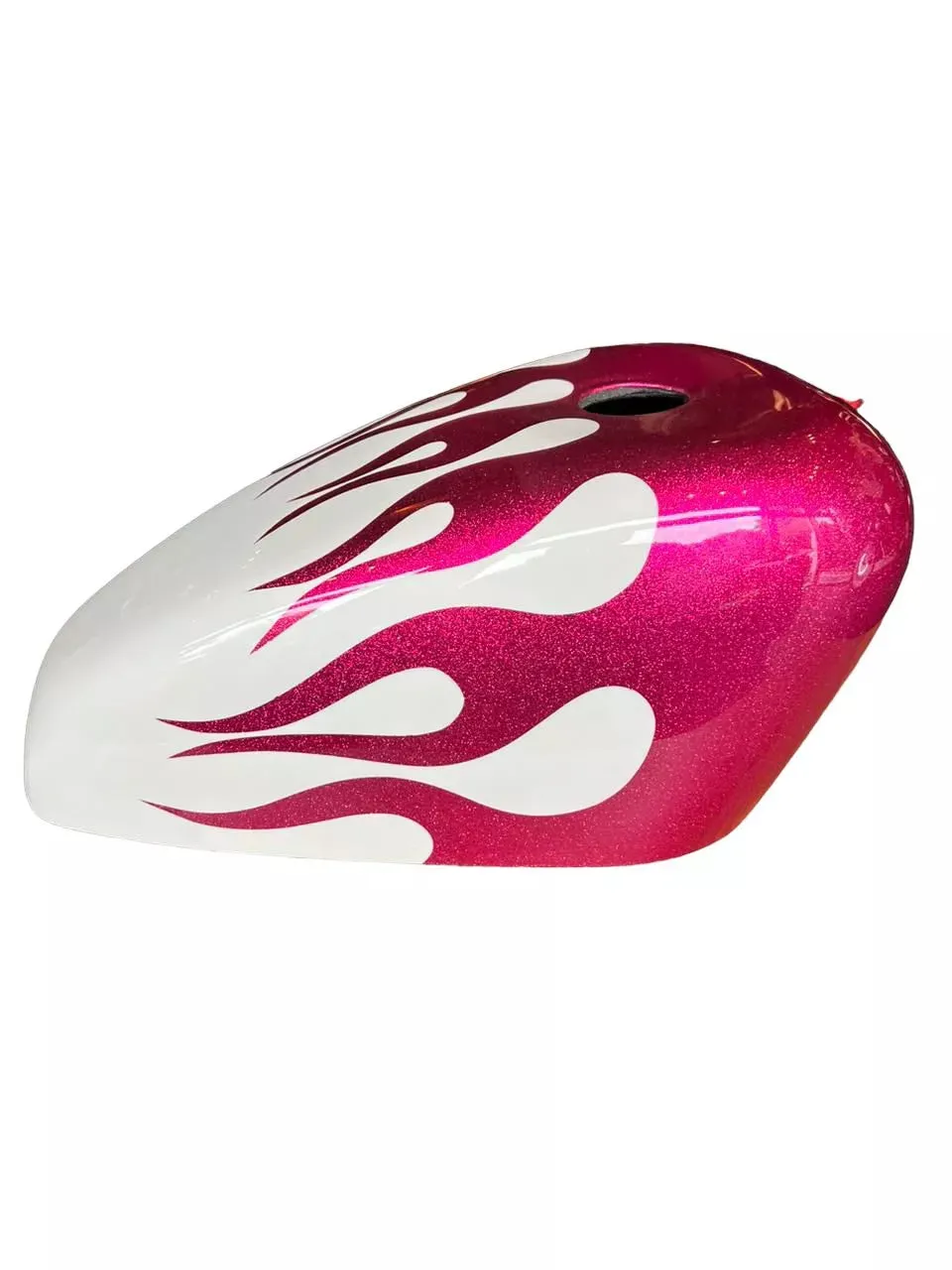 WHITE PINK FLAMES - Iron