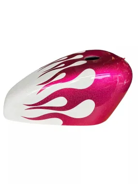 WHITE PINK FLAMES - Iron