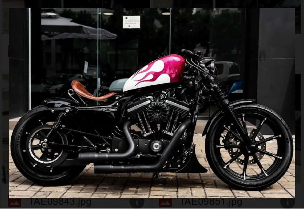 WHITE PINK FLAMES - Iron
