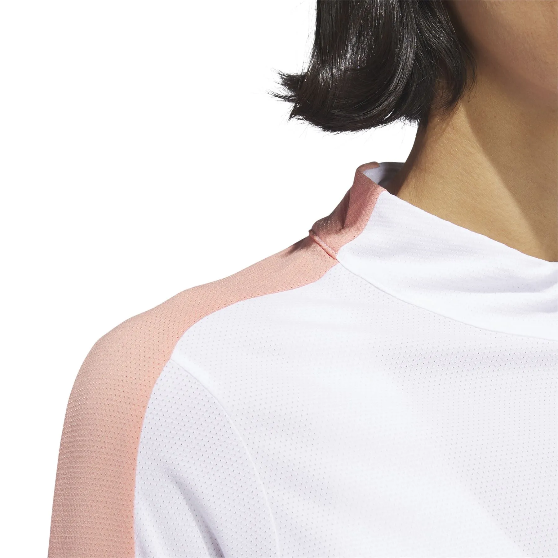 Womens Made With Nature Long Sleeve Mock Neck White - AW23