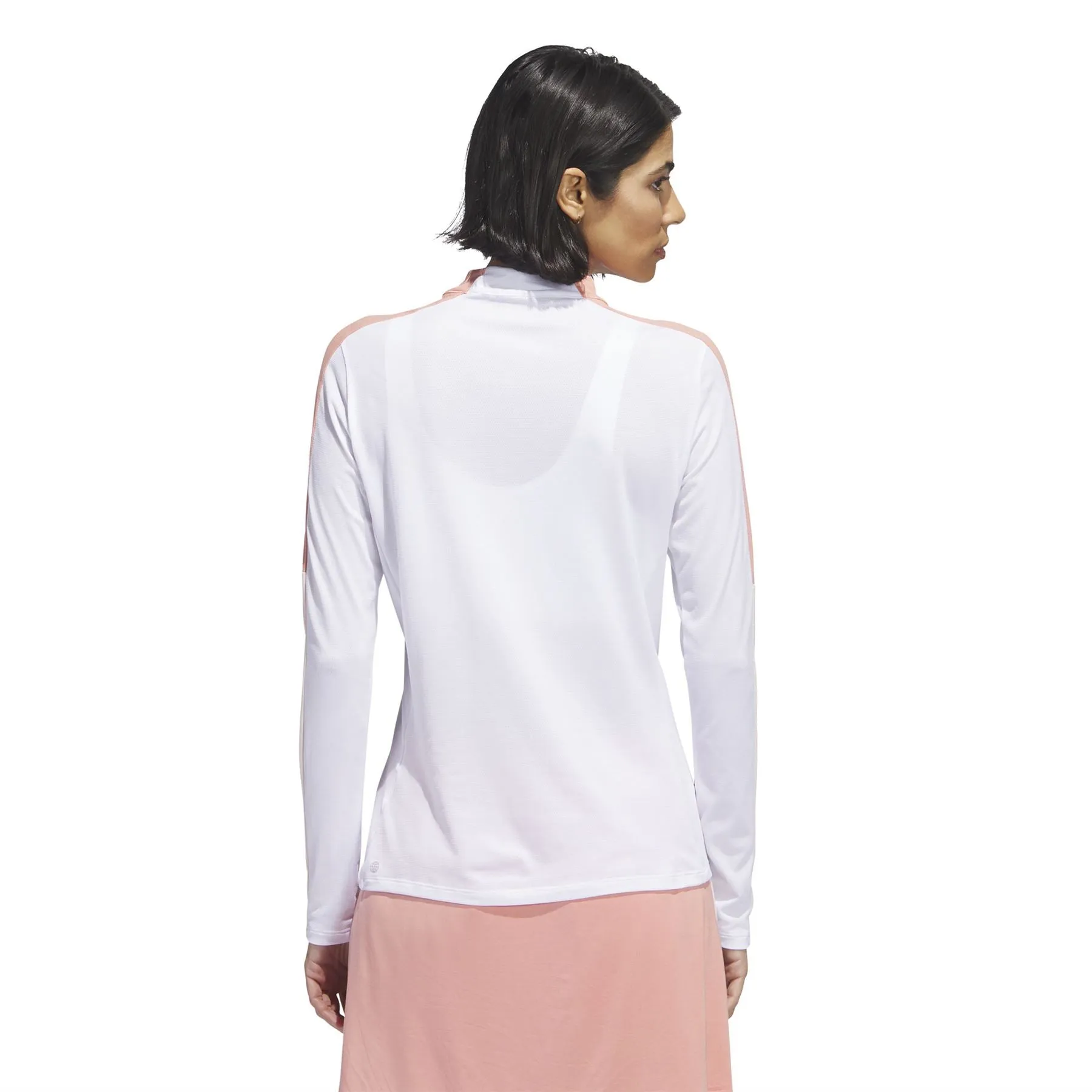 Womens Made With Nature Long Sleeve Mock Neck White - AW23