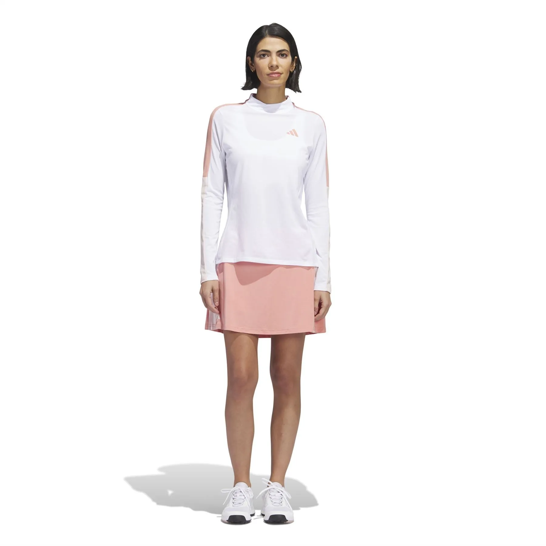 Womens Made With Nature Long Sleeve Mock Neck White - AW23