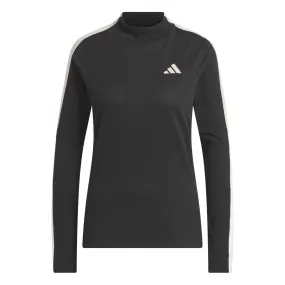 Womens Mock Tee Black - AW23