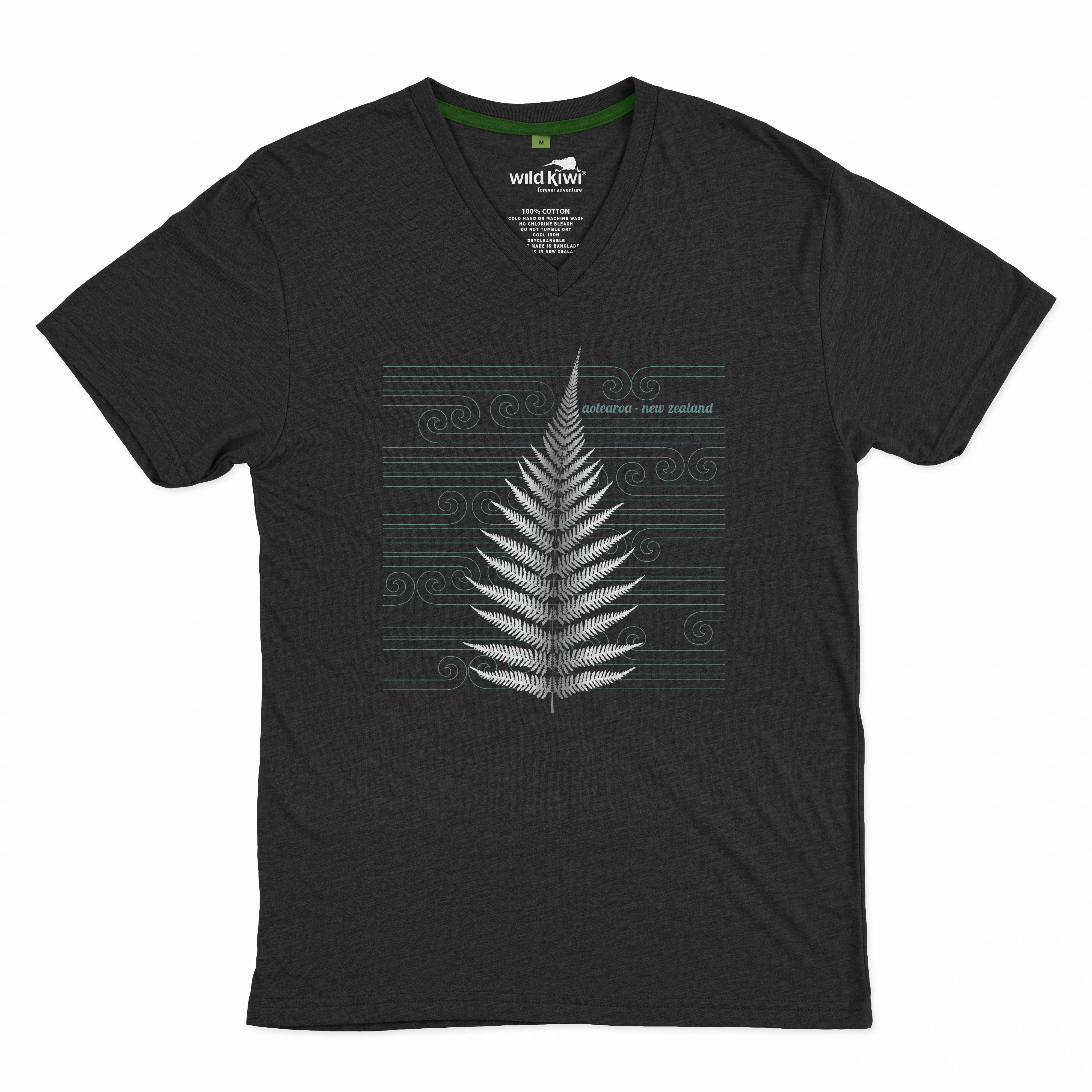 Womens New Zealand T Shirt - Silver Fern