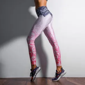 Women's Summer Slim High Waist Fitness Leggings With Digital Prints
